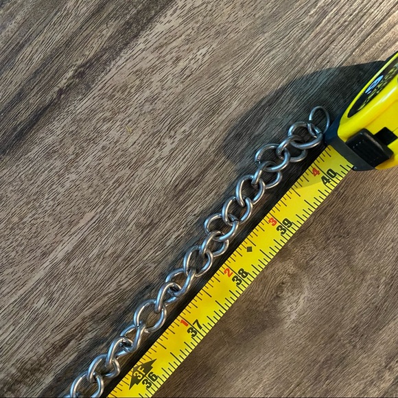 Turquoise and silver tone Chico’s belt - Picture 9 of 11